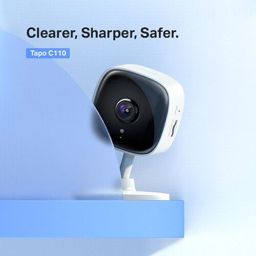  TP-Link Tapo C110 3MP Wi-Fi Security Camera with Night Vision (2-Pack)