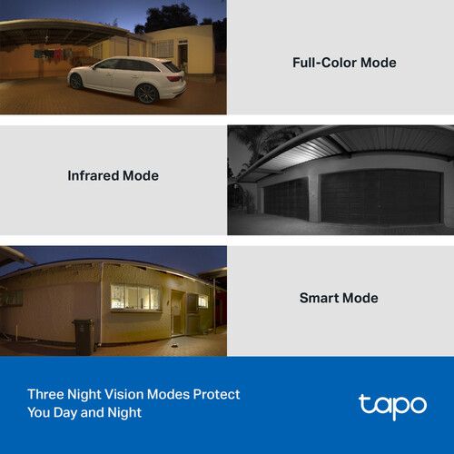  TP-Link Tapo C510W 3MP Outdoor Pan & Tilt Wi-Fi Security Camera with Night Vision & Spotlights