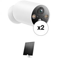 TP-Link Tapo C425 Smart Wire-Free Security Camera with Tapo A200 Solar Panel (2-Pack)