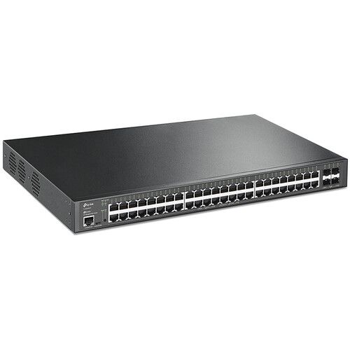  TP-Link JetStream TL-SG3452XP 48-Port PoE+ Compliant Gigabit Managed Network Switch with 10G SFP+