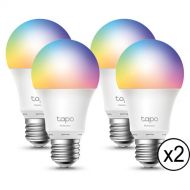 TP-Link Tapo L530E Smart Wi-Fi Light Bulb (Multicolor, 8-Pack)