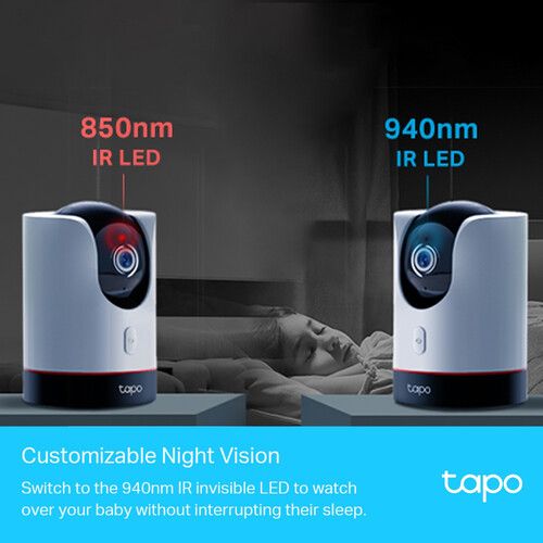  TP-Link Tapo C225 V2 4MP Pan & Tilt Wi-Fi Security Camera with Night Vision