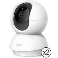 TP-Link Tapo C200 2MP Pan & Tilt Wi-Fi Security Camera with Night Vision (2-Pack)