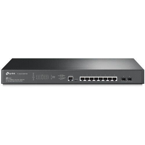  TP-Link JetStream TL-SG3210XHP-M2 8-Port 2.5G PoE+ Compliant Managed Network Switch with 10G SFP+