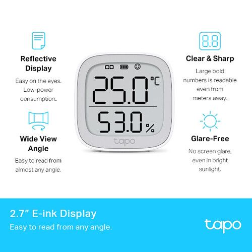  TP-Link Tapo T315 Smart Temperature & Humidity Sensor