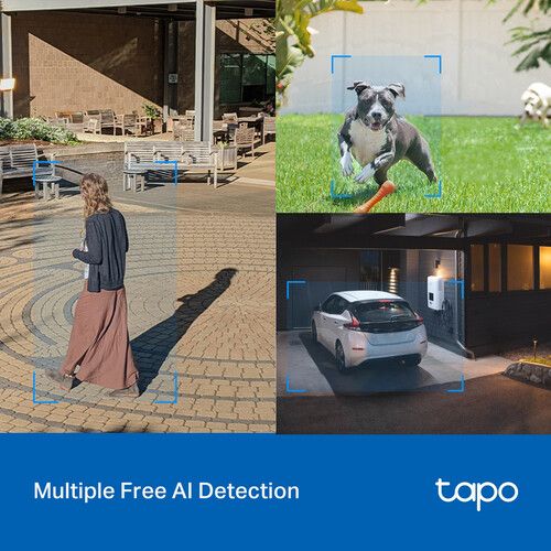  TP-Link Tapo C520WS 4MP Outdoor Pan & Tilt Wi-Fi Security Camera with Night Vision & Spotlights