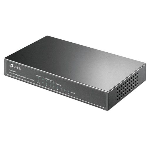  TP-Link TL-SF1008P 8-Port 10/100 Mb/s PoE+ Compliant Unmanaged Network Switch