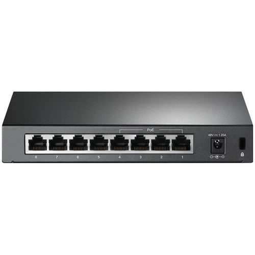  TP-Link TL-SF1008P 8-Port 10/100 Mb/s PoE+ Compliant Unmanaged Network Switch