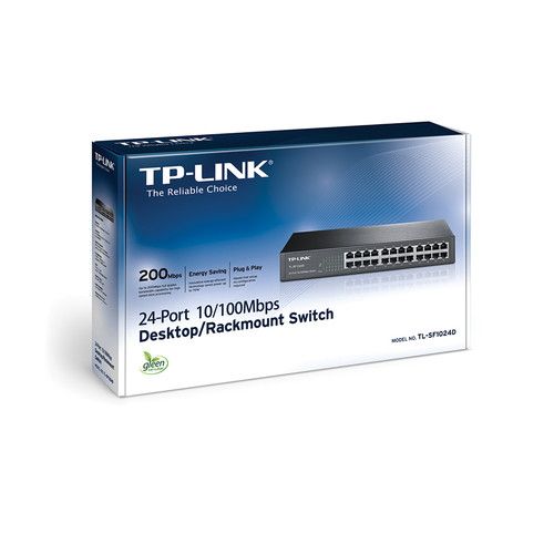  TP-Link TL-SF1024D 24-Port 10/100Mbps Switch