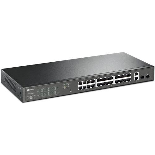  TP-Link JetStream TL-SG1428PE 26-Port Gigabit PoE+ Compliant Managed Network Switch with SFP