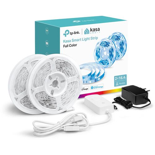  TP-Link Kasa Smart LED Light Strips (Multicolor, Two 16.4' Strips)