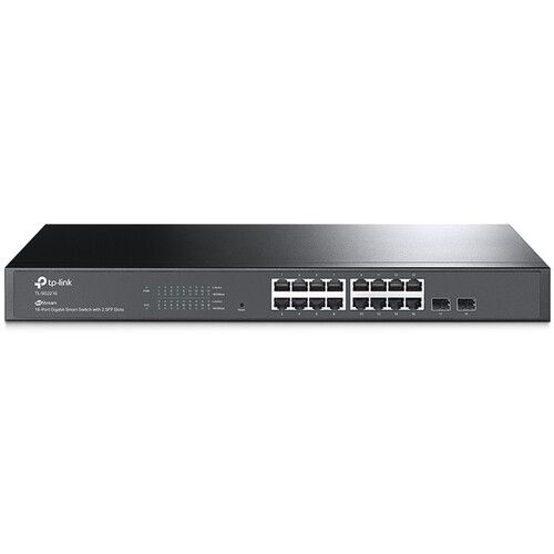  TP-Link JetStream TL-SG2218 16-Port Gigabit Managed Network Switch with SFP