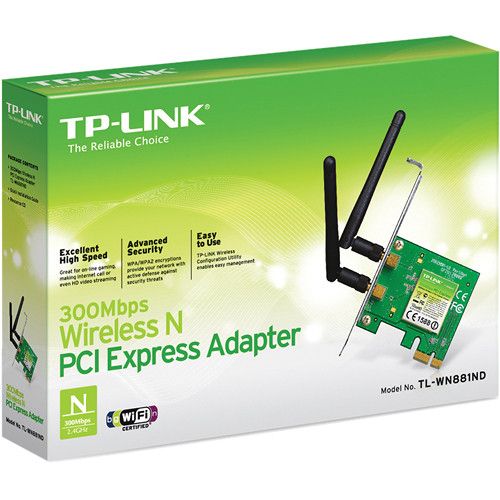  TP-Link TL-WN881ND Wireless-N300 PCI Express Adapter