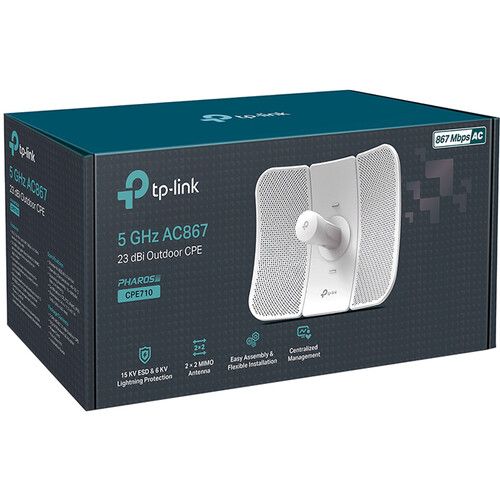  TP-Link CPE710 5 GHz Wireless-AC867 Outdoor CPE