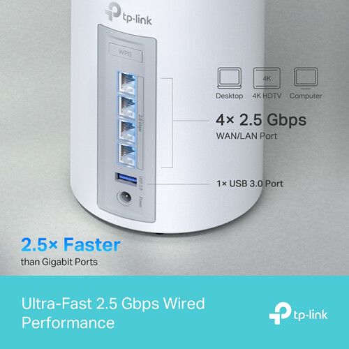  TP-Link Deco BE63 BE10000 Wireless Tri-Band 2.5G Whole Home Mesh Module