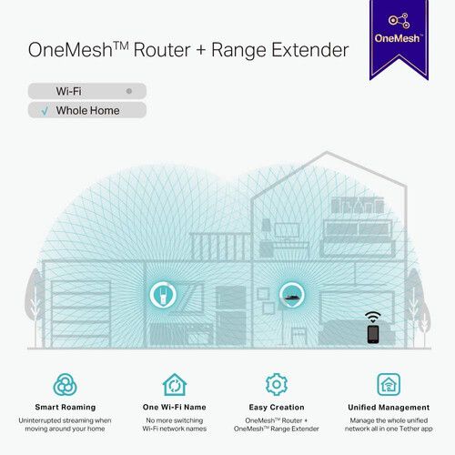  TP-Link RE315 AC1200 Dual-Band Wireless Mesh Wi-Fi Range Extender