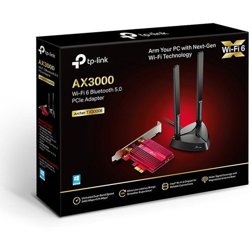  TP-Link Archer AX3000 Wireless Dual-Band PCIe Wi-Fi Adapter with Bluetooth 5.0