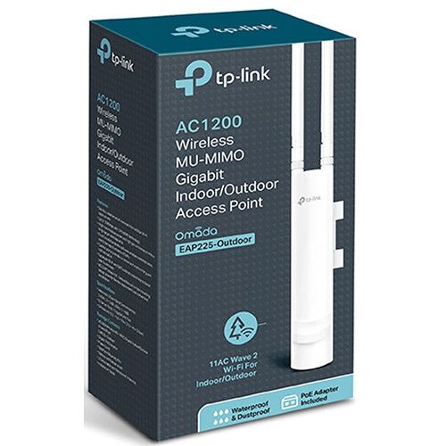  TP-Link EAP225-Outdoor Wireless AC1200 Gigabit Indoor/Outdoor Access Point