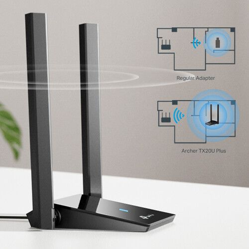  TP-Link Archer TX20U Plus AX1800 Wireless Dual-Band Wi-Fi USB Adapter