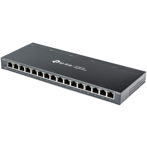  [아마존 핫딜]  [아마존핫딜]TP-LINK TP-Link 16 Port Switch Gigabit | Ethernet Network Switch | Shielded Ports | Fanless | Desktop | Sturdy Metal | Traffic Optimization | Unmanaged (TL-SG116)