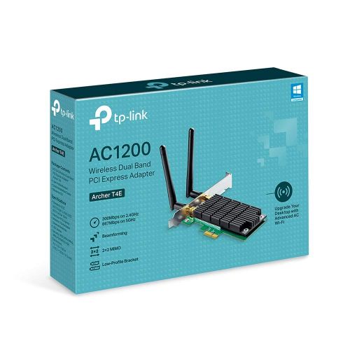  [아마존 핫딜]  [아마존핫딜]TP-Link Archer T4E WLAN interne PCI-E Netzwerk Karte AC1200 mit 2x2 MIMO und Beamforming (867MBit/s auf 5GHz, 300MBit/s auf 2,4GHz, 802.11ac/a/b/g/n, geeignet fuer Windows 10/8.x/7/