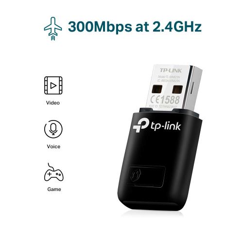  [아마존 핫딜]  [아마존핫딜]TP-Link TL-WN823N N300 Mini WLAN USB Adapter (300Mbit/s 2,4 GHz, Mini Groesse, WPS Taste fuer einfache Installation, kompatibel zu Windows 10/8.x/7/XP, Mac OS 10.9~10.13, Linux ) schw