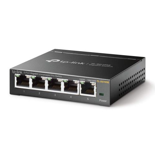  [아마존 핫딜]  [아마존핫딜]TP-Link TL-SG105E 5-Port Gigabit Switch (Plug und Play, Gigabit Ports, Metallgehause, VLAN, QoS, )