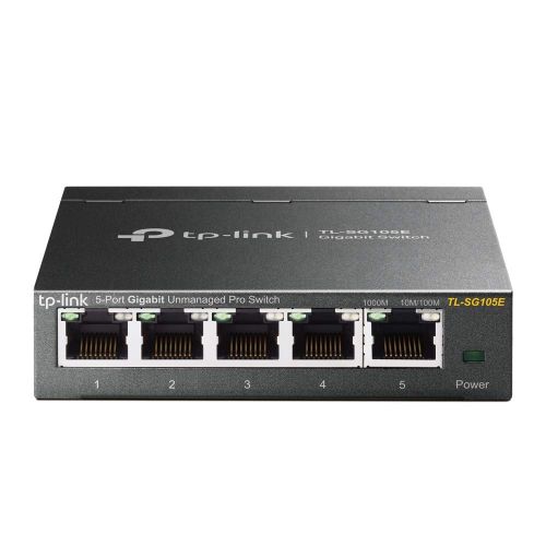  [아마존 핫딜]  [아마존핫딜]TP-Link TL-SG105E 5-Port Gigabit Switch (Plug und Play, Gigabit Ports, Metallgehause, VLAN, QoS, )