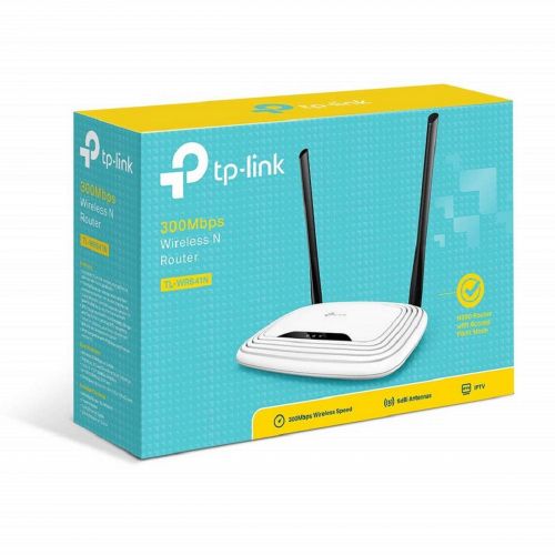  TP-LinkN300 Wireless Wi-Fi Router - 2 x 5dBi High Power Antennas, Up to 300Mbps (TL-WR841N)