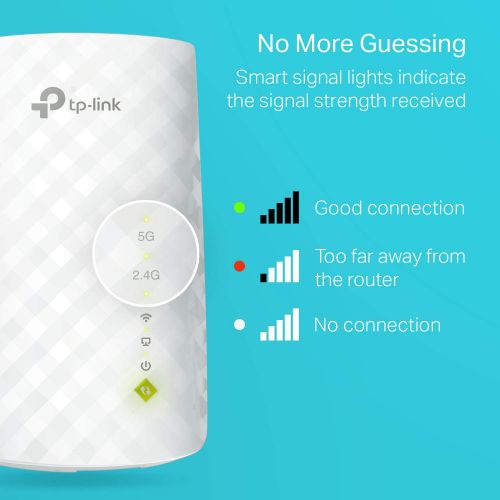  TP-Link AC750 WiFi Range Extender | Covers Up to 1500 Sq.ft and 32 Devices | Dual Band WiFi Repeater Up to 750Mbps | WiFi Booster to Extend Range of WiFi Internet Connection (RE220