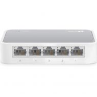 TP-Link 5 Port Fast Ethernet Switch | Desktop Ethernet Splitter | Ethernet Hub | Plug and Play | Fanless Quite | Unmanaged (TL-SF1005D),White