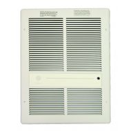 TPI E3313TRPW Series 3310 Fan Forced Wall Heater Without Summer Fan Switch with in-Built Single Pole Thermostat, 1500750 W, 12.56.25 Amps, White