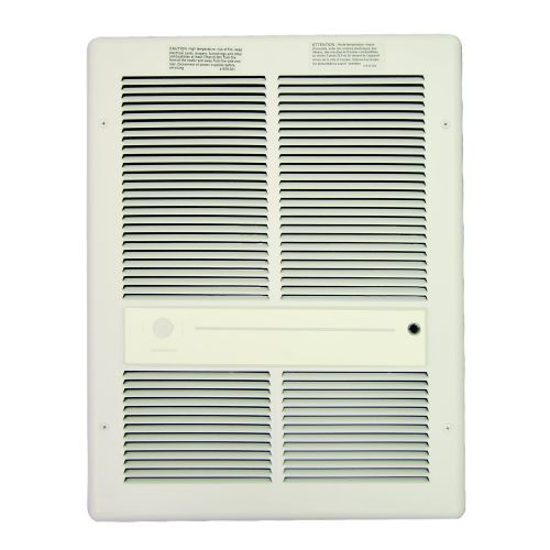  TPI E3313TRPW Series 3310 Fan Forced Wall Heater Without Summer Fan Switch with in-Built Single Pole Thermostat, 1500750 W, 12.56.25 Amps, White