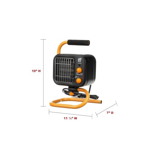  TPI Corporation 178TMC Fan Forced Portable Heater  Ceramic Heating Element, HighLow Fan  UL Listed Fan Heater. Space Heaters