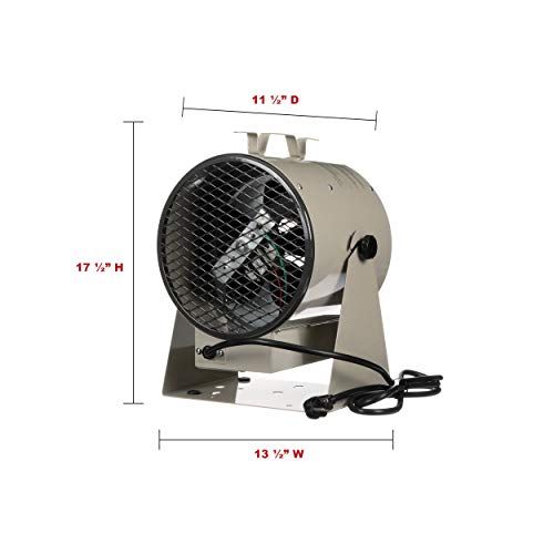  TPI Corporation HF685TC Fan Forced Portable Heater, 4800/3600W, 240/208V
