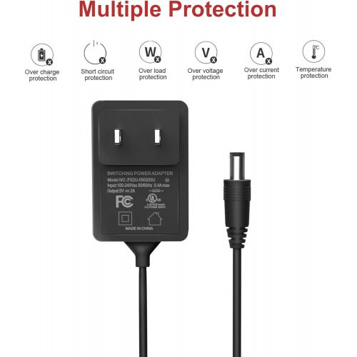  TPLTECH 5V Baby Swing AC Adapter Power Cord Compatible with Graco Swing, Simple Swing, Glider LX, Glider Premier, Glider Elite, Glider Petite LX, Sweetpeace, Sweet Snuggle, DuetConnect LX,