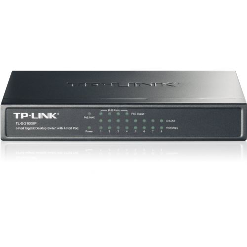  TP-Link Tp-Link TL-SG1008P 8-Port Gigabit Desktop Switch With 4-Port Poe