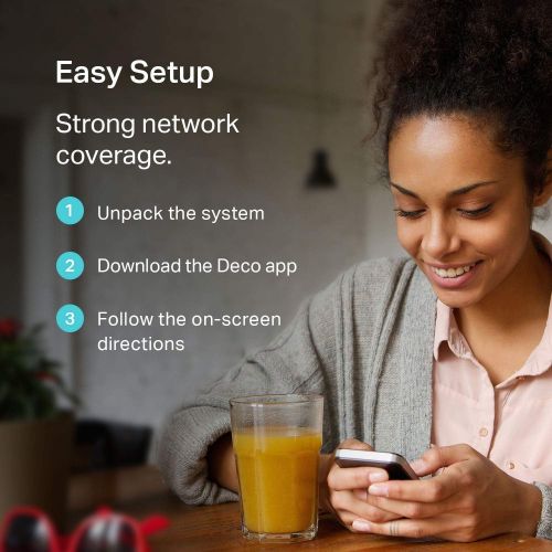  [아마존 핫딜]  [아마존핫딜]TP-Link Deco Whole Home Mesh WiFi System  Seamless Roaming, Adaptive Routing, Compact Plug-in Design, Up to 4, 500 Sq. ft (Deco M3 3-Pack)
