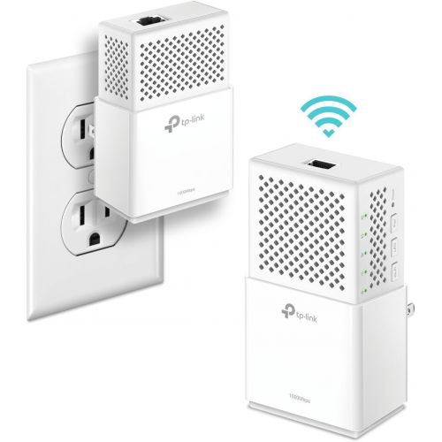  [아마존핫딜][아마존 핫딜] TP-Link AV1000 Powerline Wifi Extender, Powerline Adapter  Dual Band WiFi, Gigabit Port, Noise Suppression Design, Plug&Play, Power Saving(TL-WPA7510 KIT)