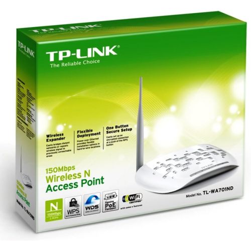  [아마존 핫딜] [아마존핫딜]TP-Link Wireless N150 Access Point, 2.4Ghz 150Mbps, 802.11b/g/n, AP/Client/Bridge/Repeater, 4dBi, Passive POE (TL-WA701ND)