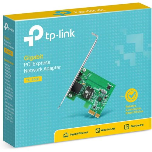  [아마존베스트]TP-LINK TP-Link 10/100/1000Mbps Gigabit Ethernet PCI Express, PCIE Network Adapter / Network Card / Ethernet Card for PC, Win10 supported (TG-3468)