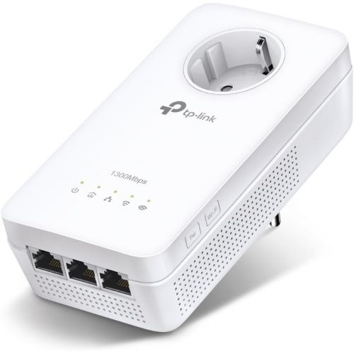  [아마존 핫딜] [아마존핫딜]TP-Link TL-WPA8630P AV1300 Wifi AC1350 Gigabit Powerline Adapter (1350 Mbit/s Wifi und 1300 Mbit/s Steckdose Powerline, Wifi Clone, MU-MIMO, App Steuerung, 3 Gigabit Ports, Plug un