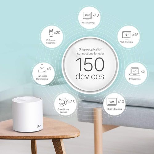  [아마존베스트]TP-Link Deco X60 WiFi 6 AX3000 Whole-Home Mesh Wi-Fi System, 3-Pack