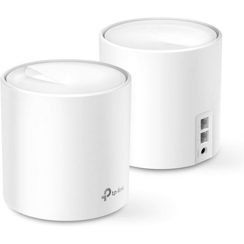  [아마존베스트]TP-Link WiFi 6 Mesh WiFi, AX3000 Whole Home Mesh WiFi System (Deco X60) - Covers up to 5000 Sq. Ft., Replaces Routers and WiFi Extenders, Parental Control, Works with Alexa, 2-pack