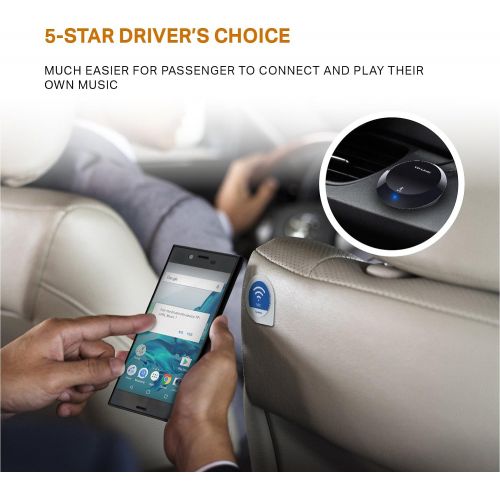  [아마존베스트]TP-Link NFC-Enabled Bluetooth 4.1 Receiver, Wireless Audio Adapter Streaming Music from Echo Smart Phone Tablet PC to Home Car Stereo Sound System (HA100)