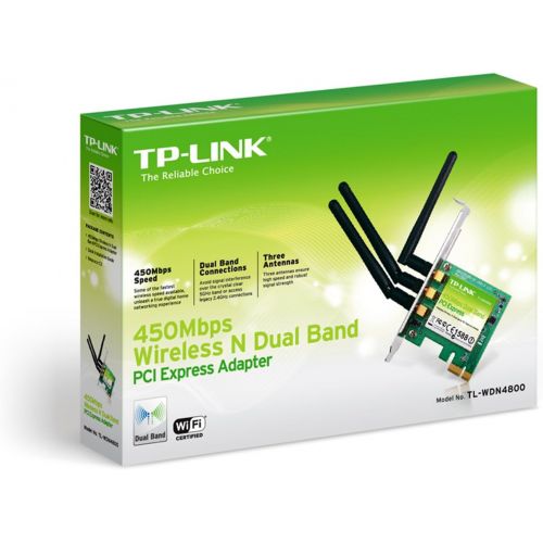  TP-LINK TP-Link TL-WDN4800 N900 Dual Band PCI-E Wireless WiFi network Adapter Card for PC