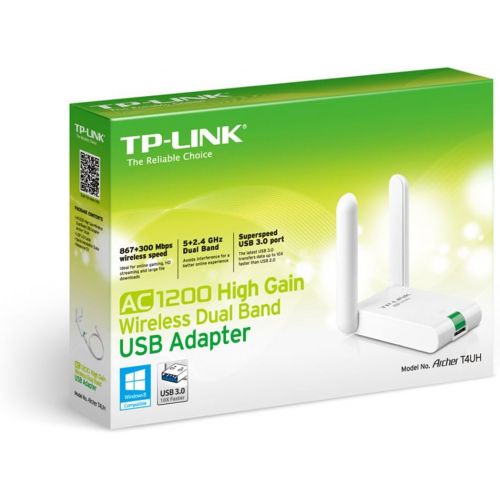  TP-LINK TP-Link AC1200 Wireless High Gain Dual Band USB Adapter (Archer T4UH)