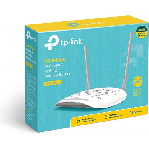  TP-LINK TD-W8961N 300Mbps fixed Antenna Wireless N ADSL2+ Modem RouterTD-W8961N 300Mbps fixed Antenna Wireless N ADSL2+ Modem Router