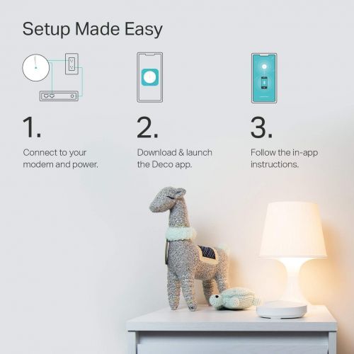  TP-LINK TP-Link Deco Whole Home Mesh WiFi System  Homecare Support, Seamless Roaming, Dynamic Backhaul, Adaptive Routing, Works with Amazon Alexa, Up to 5,500 sq. ft. Coverage (M5)
