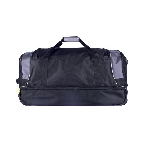  TPRC 30 Black with Yellow Trims Sierra Madre 2-Section Drop-Bottom Rolling Duffel